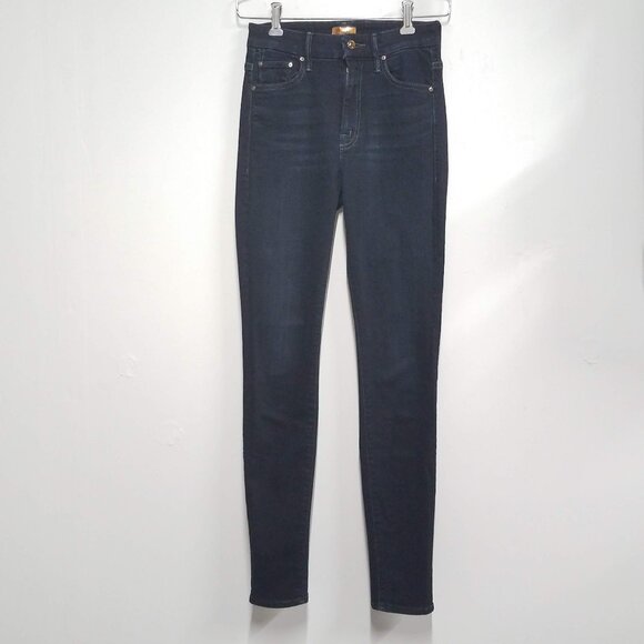 Mother Jeans Womens 25 Blue High Waisted Looker Coffee Tea or Me 12211-104 - Picture 1 of 12